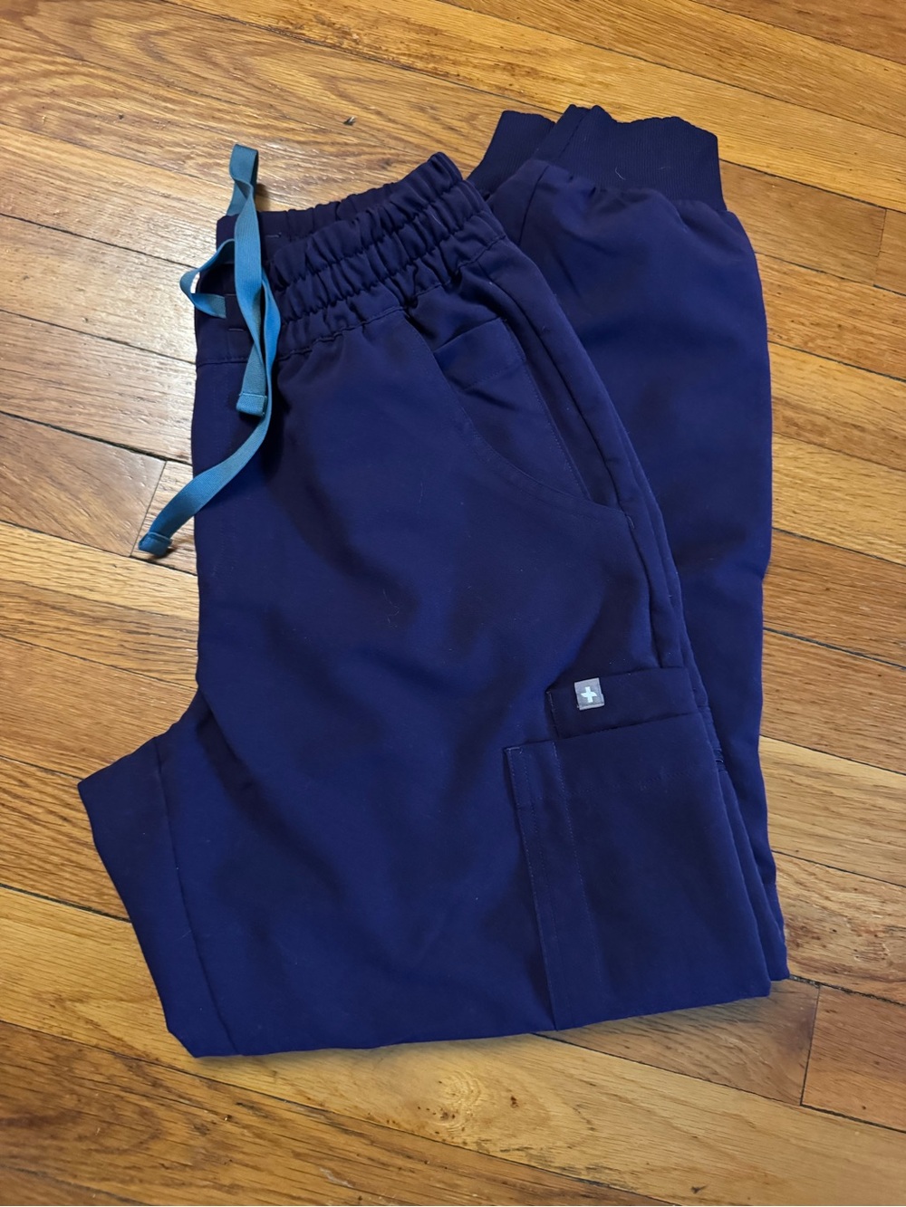 Figs Women's UMAN Purple Jam Jogger Scrubpants  with Drawstring